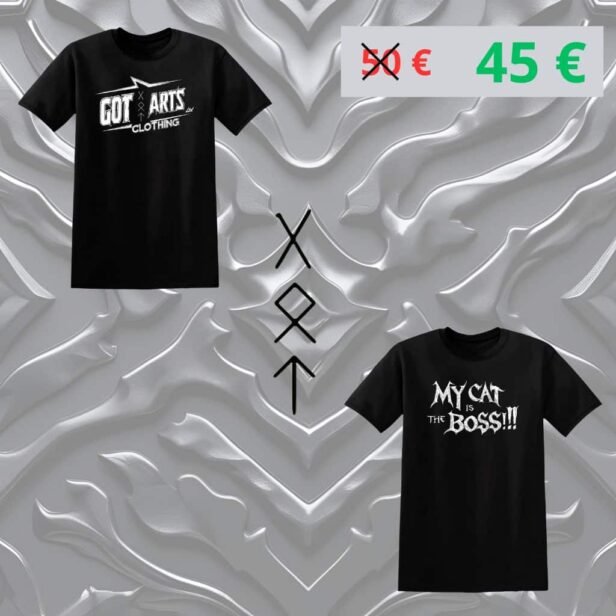 Pack T-shirt Metal Homme - Got Arts Clothing LTD