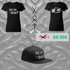 Pack 2 T-shirts Metal Femme + Casquette Got Arts Clothing LTD