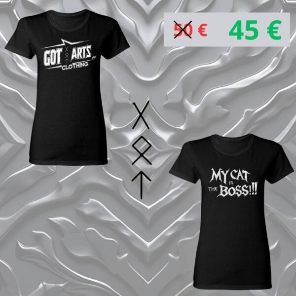 Pack T-shirt Metal Femme - Got Arts Clothing LTD