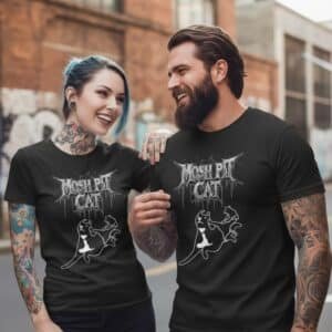 T-shirt Metal « Mosh Pit Cat » Collection originale