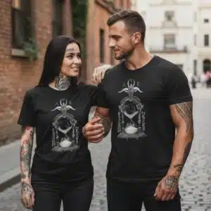 T-shirt Metal Unisexe Manches Courtes – Collection Ave Domine Inferni