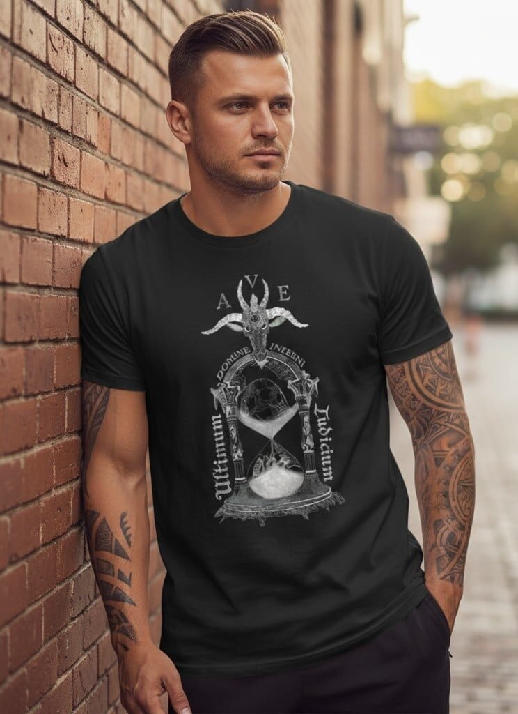 T-shirt Metal Unisexe Ave Domine Inferni