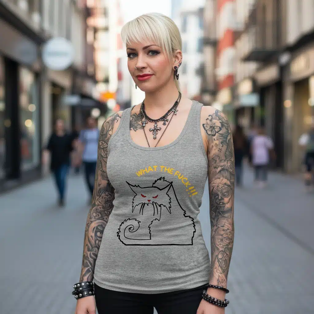 Débardeur Metal Femme "What The Fuck"