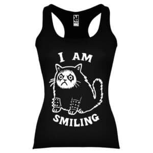 Débardeur Metal Femme « I am Smiling »