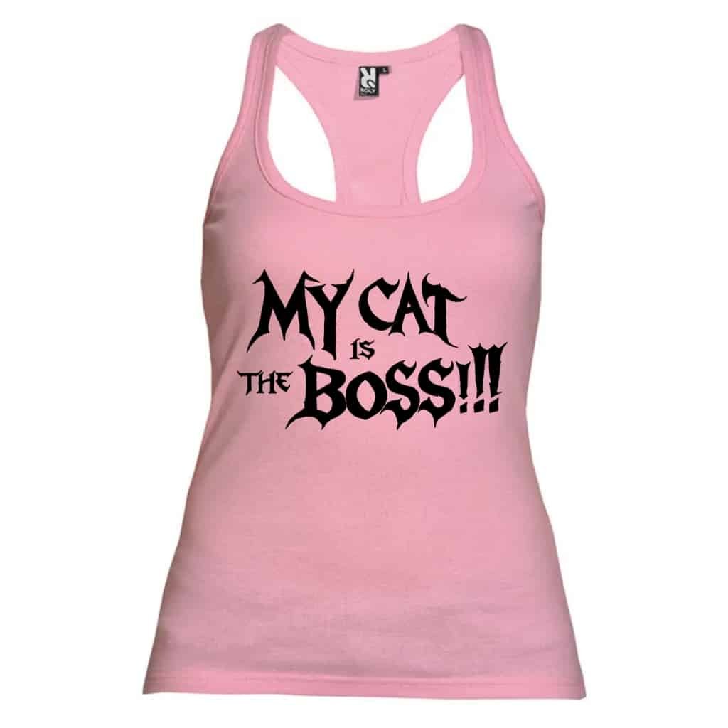 débardeur Metal femme My Cat is the Boss