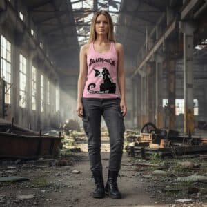 Débardeur Metal Femme « Blekk Metal Cat »