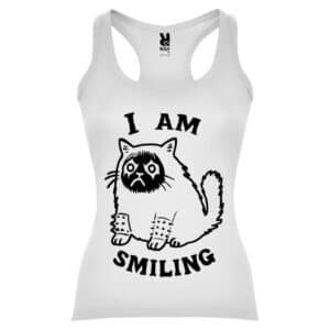 Débardeur Metal Femme « I am Smiling »