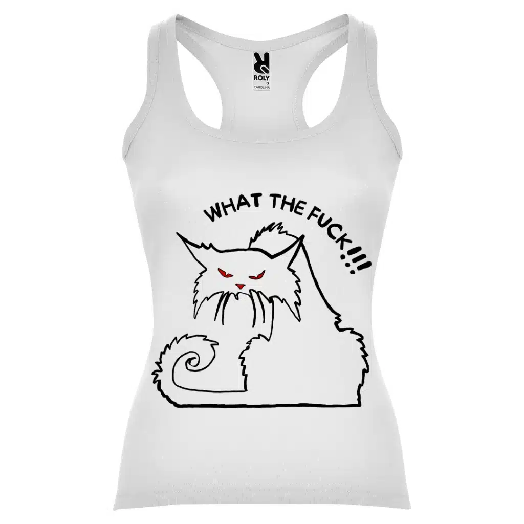 Débardeur Metal Femme "What The Fuck"