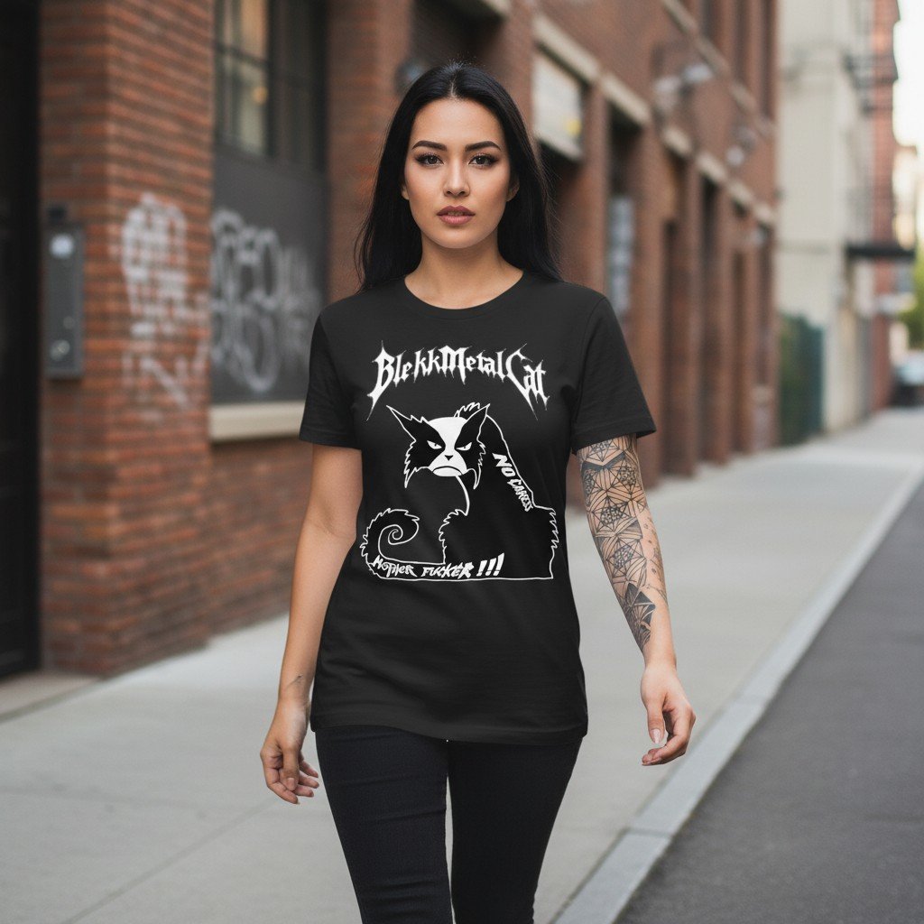 T-shirt Metal femme BLEKKMETALCAT